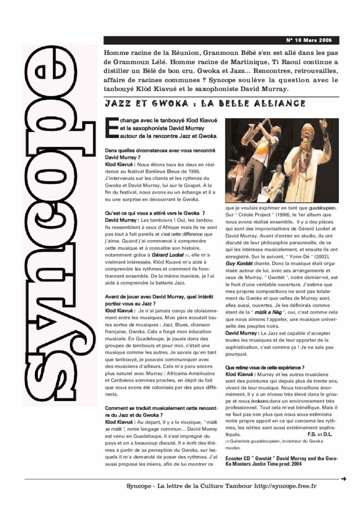 Une de Syncope numéro 10