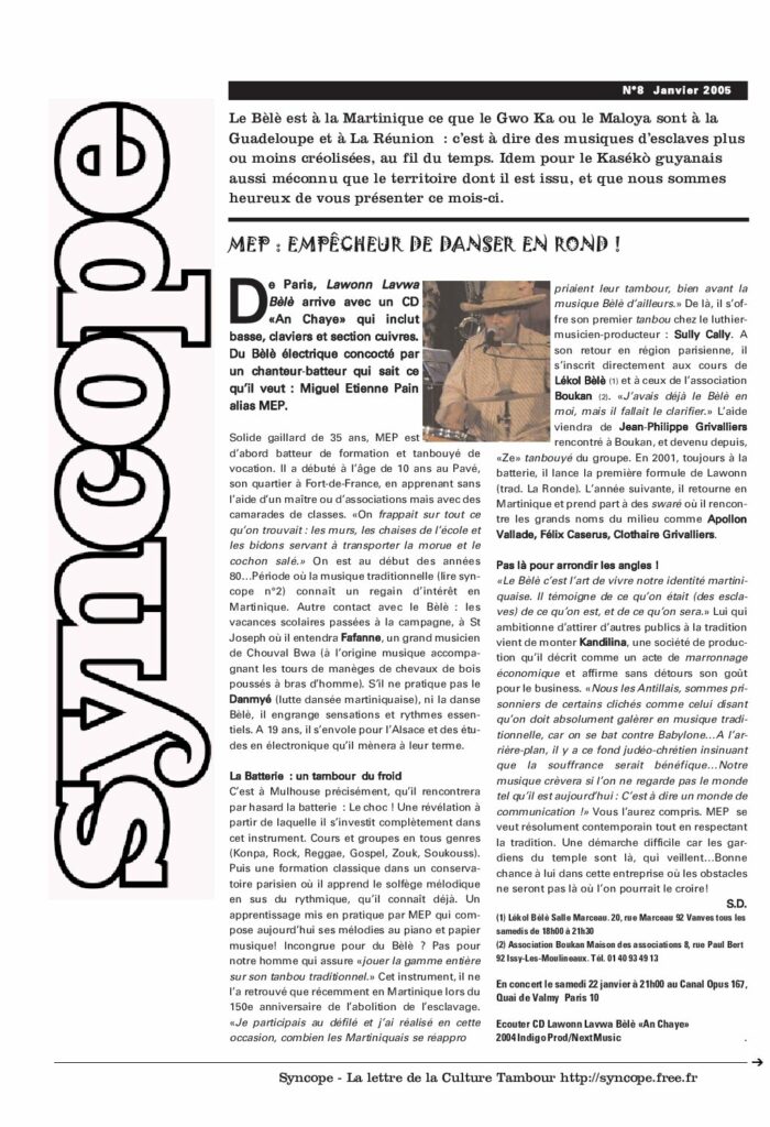 Une de Syncope numéro 8