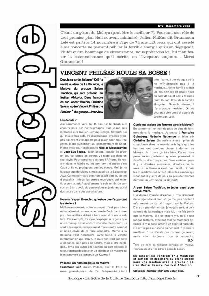 Une de Syncope numéro 7